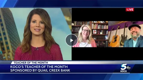 Teacher at Okc Christian School Named KOCO 5 March ‘Teacher of the Month’ Teacher at Okc Christian School Named KOCO 5 March ‘Teacher of the Month’
